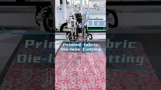 Machine de découpe de tissu automatique | Parfait pour la découpe de textiles imprimés