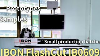 Machine de découpe de cuir CNC IBON IB0609, pour salle d'échantillons et production de petits lots