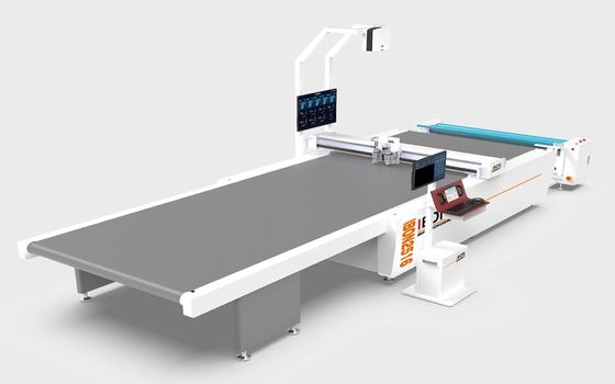 Bon prix 0.75Mpa - 0.85Mpa Machines à découper les tissus CNC / Machines à couper le cuir en ligne