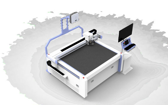 Bon prix Machine de découpe de tissu à 50 Hz automatique avec projecteur en ligne