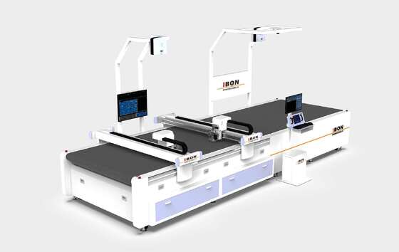 Bon prix Dual Head IB1660 Leather Cutting Machine | Automatic CNC Genuine Leather Cutter en ligne