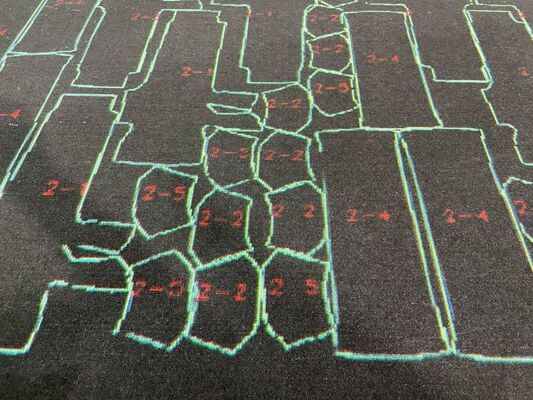 Bon prix Machine de découpe de tapisseries de 10 kW Machine de découpe de tapis de sol automobile 50HZ en ligne